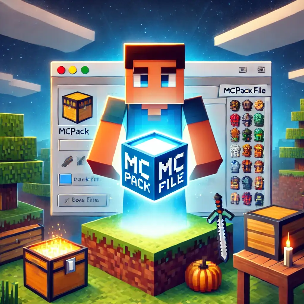 العنوان - ماينكرافت وملفات MCPACK