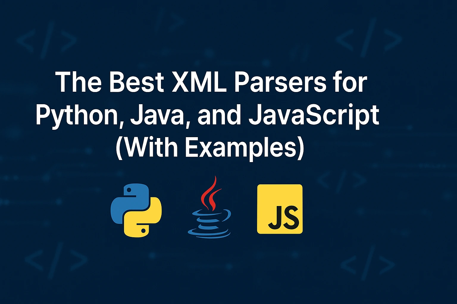 Titel - Die besten XML-Parser für Python, Java und JavaScript