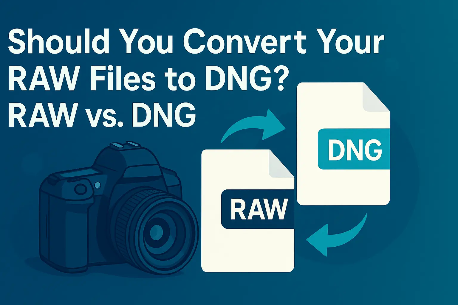 Title - Should You Convert Your RAW Files to DNG? RAW vs. DNG: What You Need to Know