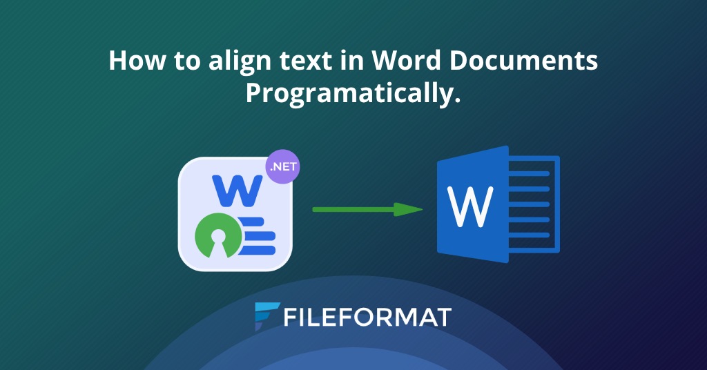 نحوه تراز کردن متن در Word Document Progrmatical