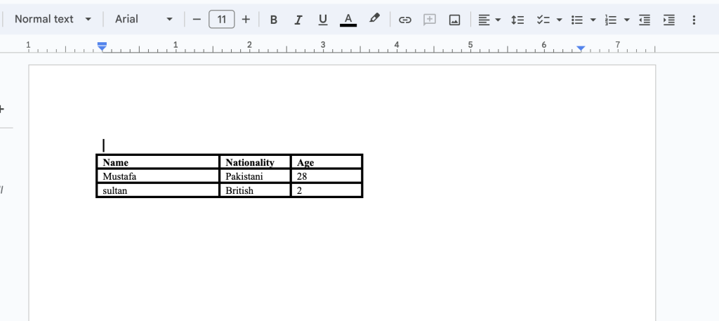 Comment créer une table dans un document Word