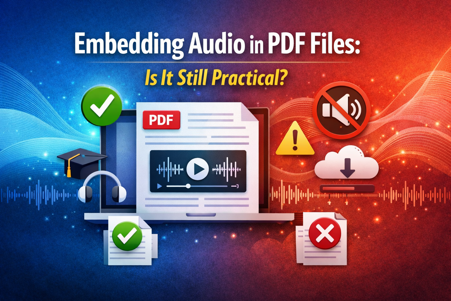 L'audio nei PDF è morto? La verità sui PDF multimediali nel 2026 