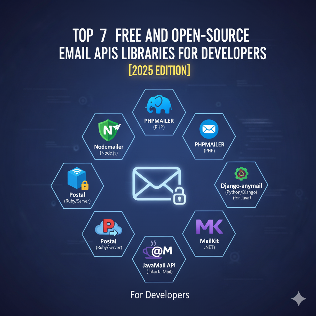 Le 7 migliori API e librerie di posta elettronica gratuite e open source per sviluppatori nel 2025