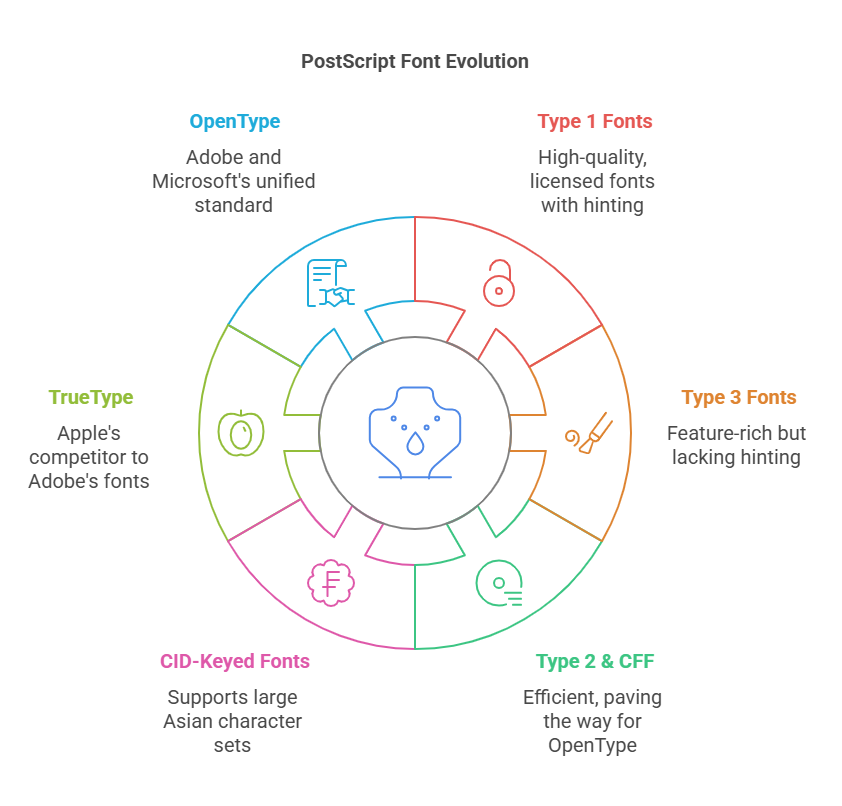 Evoluzione dei Font PostScript