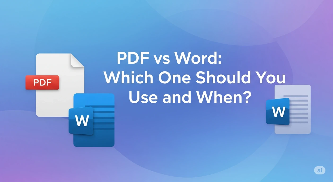 Заголовок - PDF vs Word: Что использовать и когда?