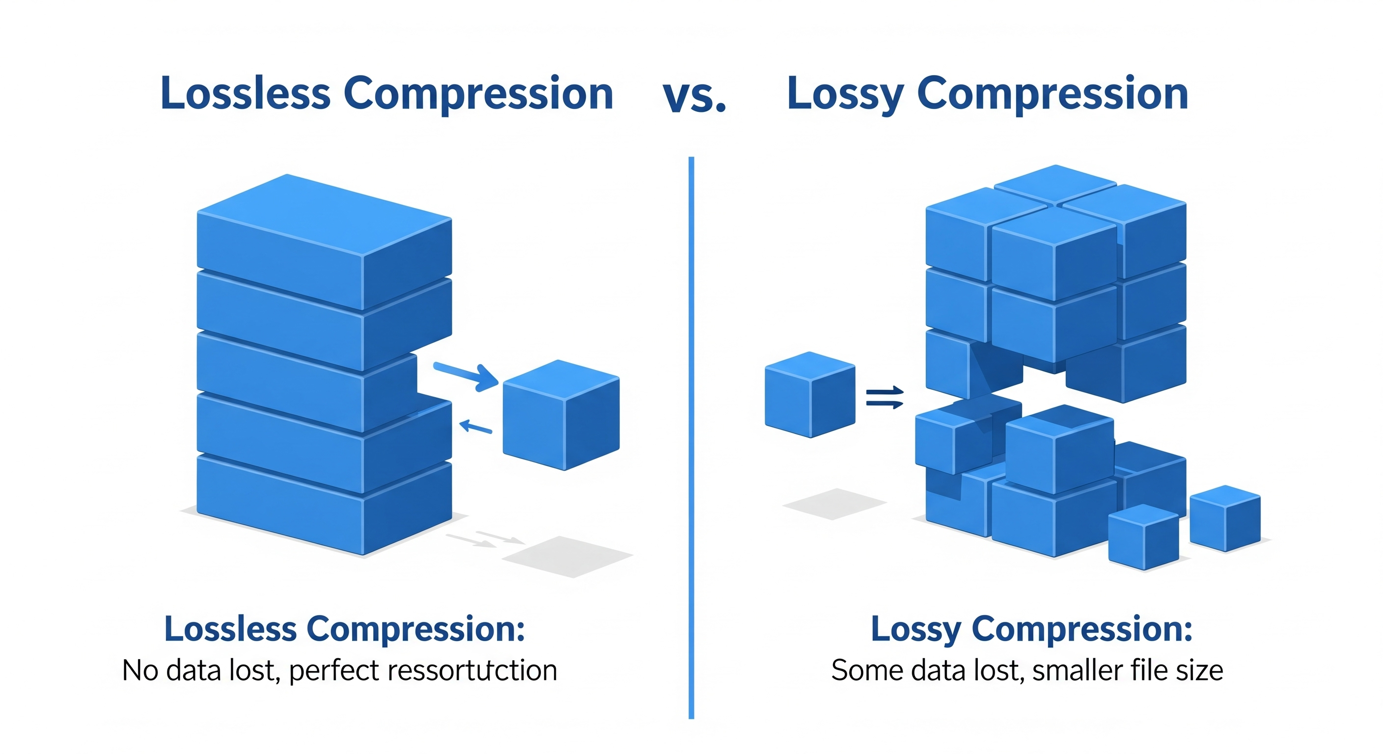 เปรียบเทียบการบีบอัดแบบ Lossless กับแบบ Lossy: เลือกแบบไหนดี?