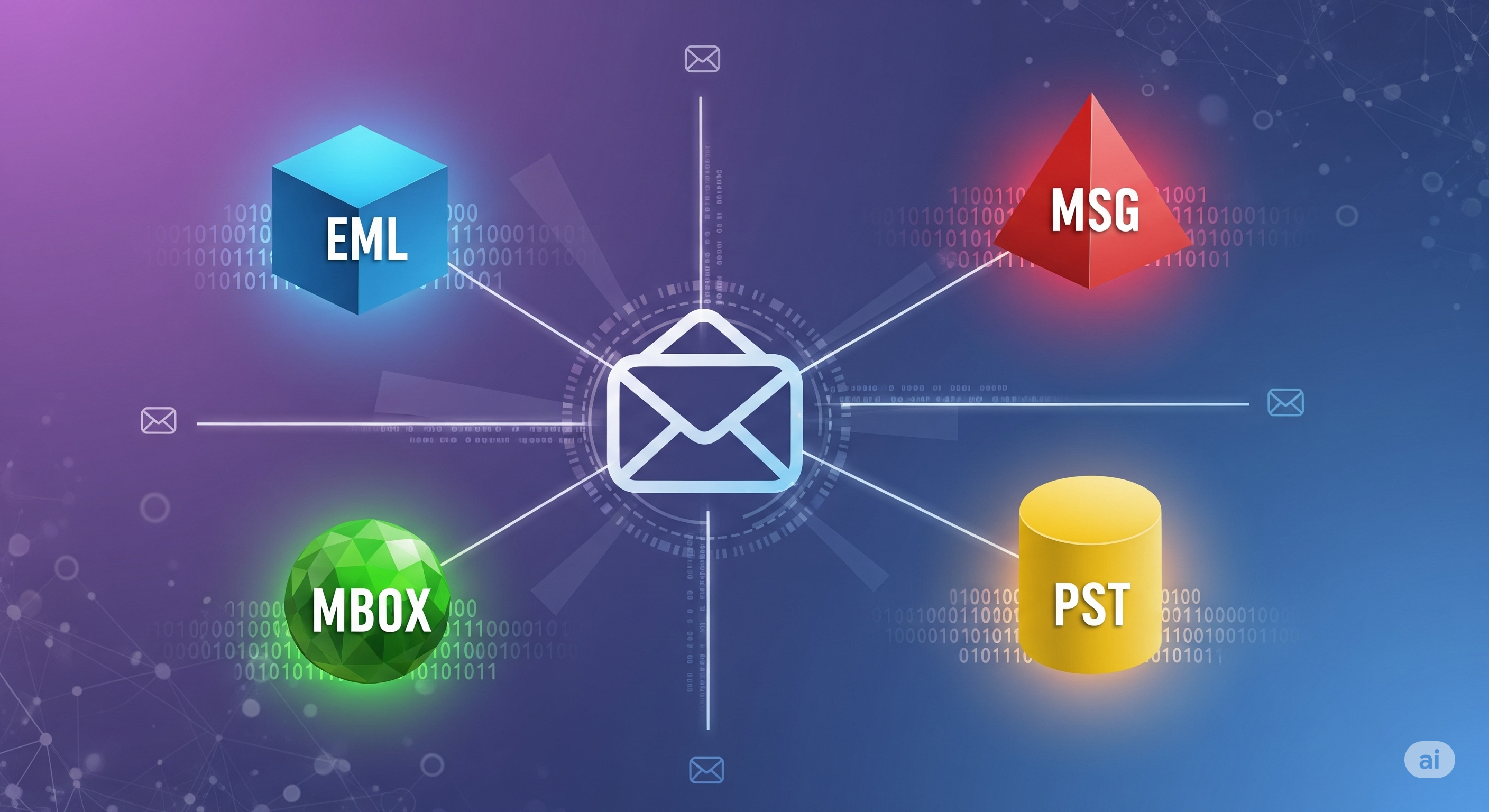 Title - What are the Popular Email File Formats and How to Choose among them?