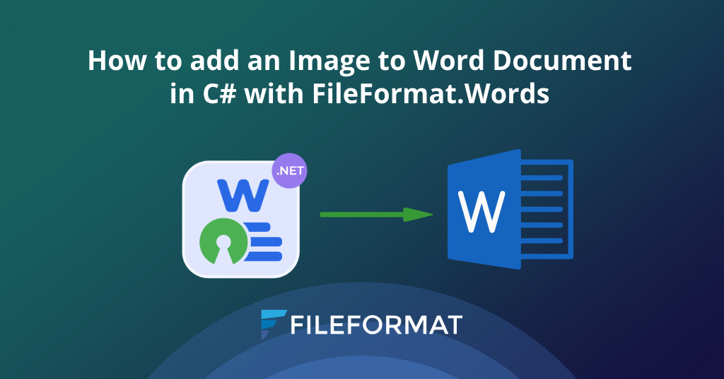 C# 'daki Word belgesine bir resim nasıl eklenir