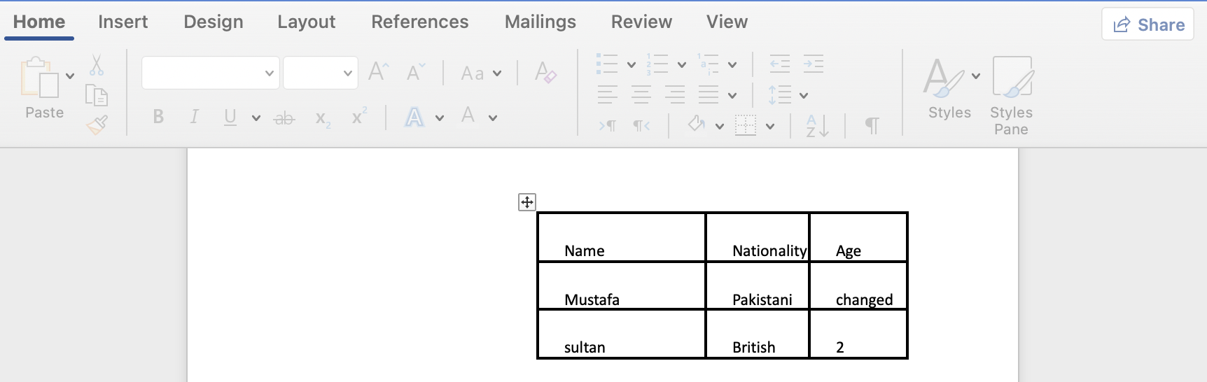 replace a word in word